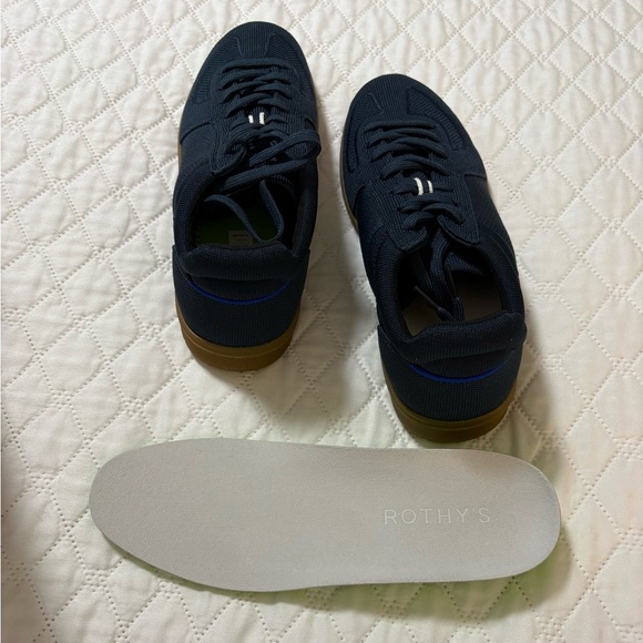 Rothy's Men's RS01 Deep Blue/Navy Casual Sneakers NEW - Picture 9 of 10